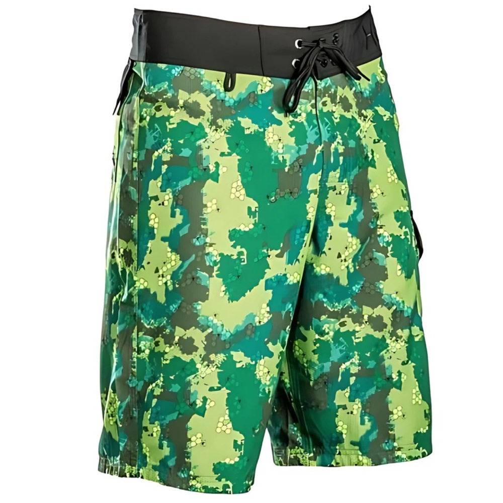 HEXSKIN Sea Grass Board Shorts - Color Green - Size L/36